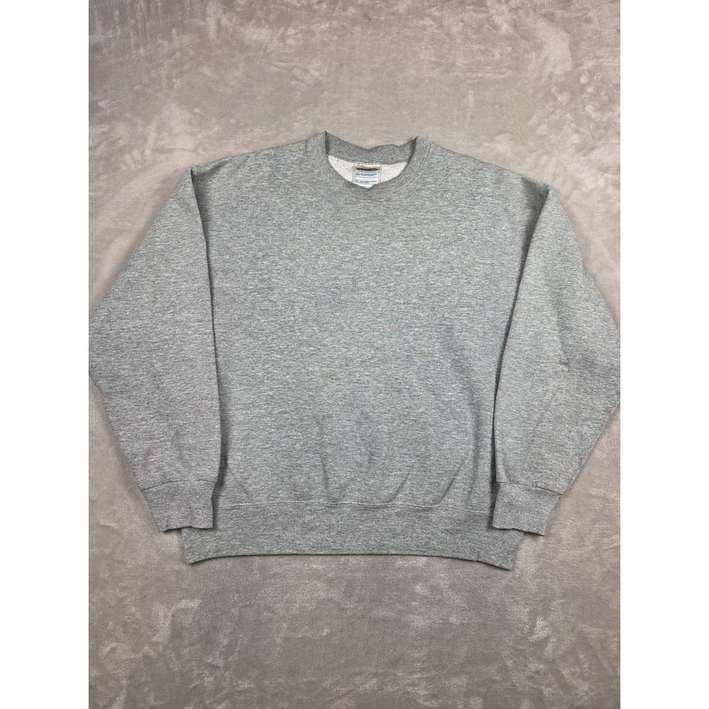 Vintage Members Mark Sweatshirt Men XL Gray Premium Weight Fleece Crewneck *Read